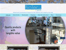 Tablet Screenshot of biotecusa.com